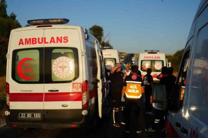 Edirne’de zincirleme kaza: 6 yaralı