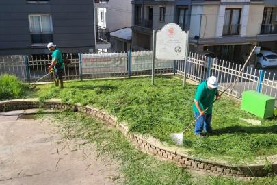 Efeler Belediyesi parklarda bakım çalışmalarını sürdürüyor
