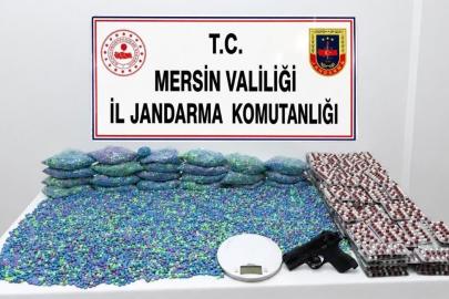 Ekipler baskın yaptı, 70 bin adet uyuşturucu hap ele geçirildi