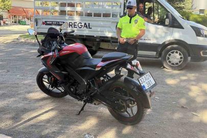 Elazığ’da abart egzozlu motosiklete 21 bin lira