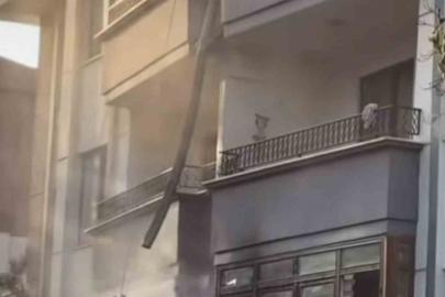 Elektrikli araç şarj istasyonunda çıkan yangın daireye sıçradı