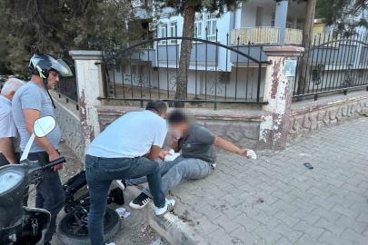 Elektrikli bisiklet duvara çarptı: 1 yaralı