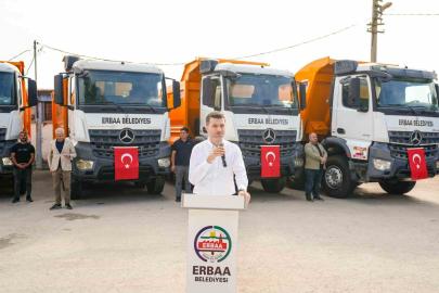 Erbaa Belediyesi araç filosunu güçlendirdi