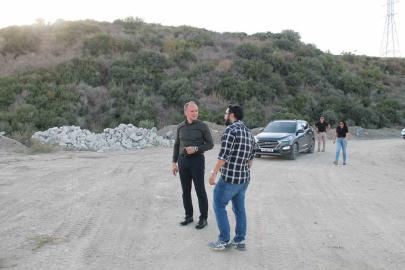 Erzin Kaymakamı Akpınar, organize sanayi bölgesindeki çalışmaları inceledi