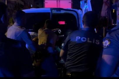 Eşine saldırdığı iddia edilen şahıs polise saldırdı, biber gazıyla etkisiz hale getirildi
