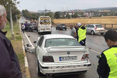 Eskişehir’de 7 araçlı zincirleme kaza: 1 yaralı