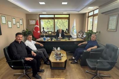 ETO geçmiş dönem başkanı Mehmet Ertaş’tan Edremit Ticaret Odası’na ziyaret