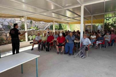 Fethiye Huzurevi personeline yangın güvenliği eğitimi verildi