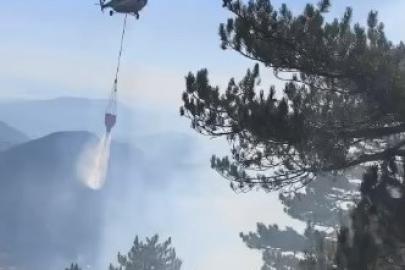 Fethiye’de orman yangını