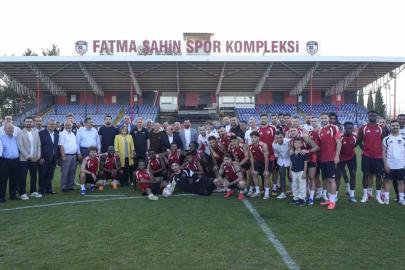 Gaziantep protokolünden, Gaziantep FK’ya moral ziyareti