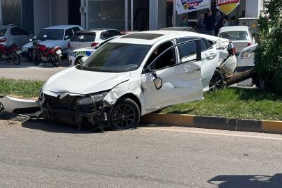 Gaziantep’te otomobil ile beton mikseri çarpıştı: 4 yaralı