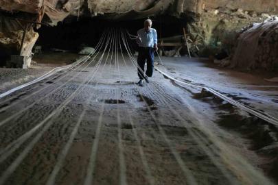Gaziantep’teki son kendir ustası 67 yıldır mesleğini aşkla sürdürüyor