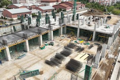 Geleceğin sporcularını yetiştirecek tesis yükseliyor
