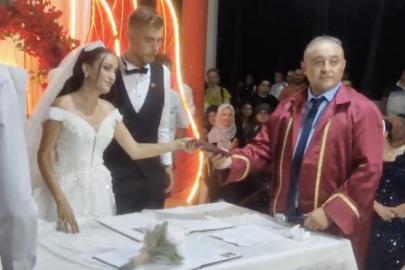 Gelibolu’da nikah memuru kendi kızının nikahını kıydı
