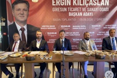 Giresunlu iş insanı Ergin Kılıçaslan GTSO Başkanlığı’na adaylığını açıkladı