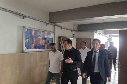 Gölbaşı Anadolu Lisesi’nde tadilat ve güçlendirme çalışmaları sürüyor