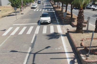 Güzelçamlı’da trafiğe hava denetimi