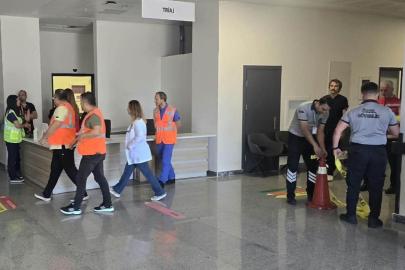 Hastanede rehine tatbikatı gerçekleştirildi