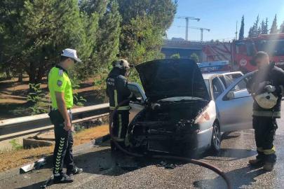 Hastaneden taburcu olduktan dakikalar sonra aracı küle döndü