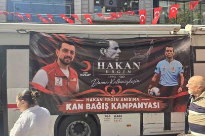 Hayatını kaybeden futbol hakemi için kan bağışı kampanyası düzenlendi