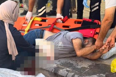 Hırdavatçıdan aldığı bıçakla kendini yaraladı