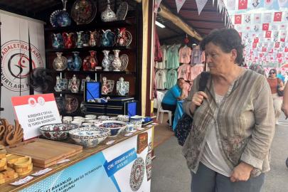 Hükümlü ve tutukluların ürettiği yüzlerce ürün fuarda vatandaşlarla buluştu.