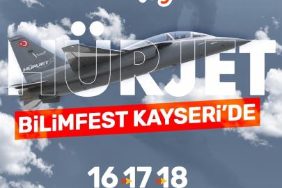 Hürjet ve Türk Yıldızları, 8. Bilimfest Kayseri’de gökyüzü tutkunları ile buluşacak