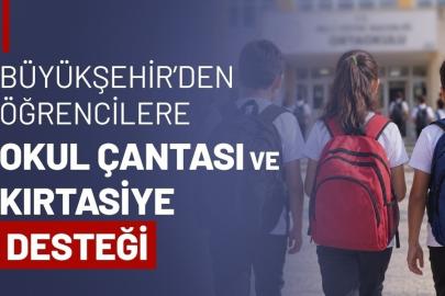 İhtiyaç sahibi öğrencilere okul çantası ve kırtasiye desteği