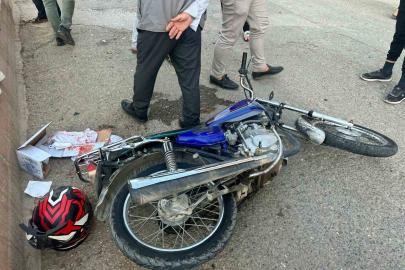 İki motosiklet çarpıştı: 2 yaralı