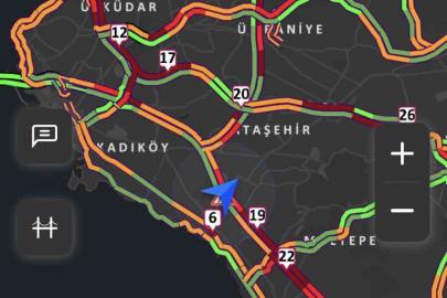 İstanbul’da yağış trafiği etkiledi: Anadolu Yakası’nda yoğunluk yüzde 78’e ulaştı