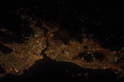 İstanbul’un uzaydan çekilen fotoğrafları paylaşıldı