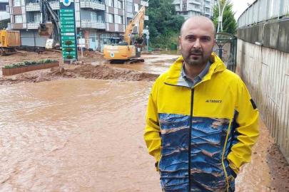 İyidere Belediye Başkanı Saffet Mete: "İlçemizde metrekareye 135 kg yağış düşmüş"