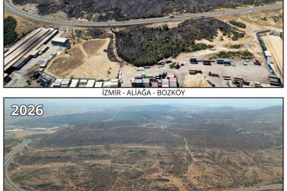 İzmir’de yanan ormanlar yeniden fidanla buluşuyor