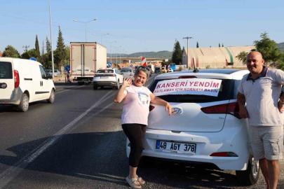 "Kanseri yendim, kutlamak için korna basın"