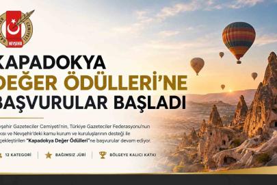 Kapadokya Değer Ödülleri’ne başvurular başladı