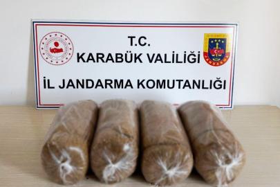 Karabük’te uyuşturucu ve kaçak tütün operasyonu