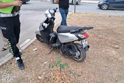 Karaman’da otomobille çarpışan motosikletli yaralandı