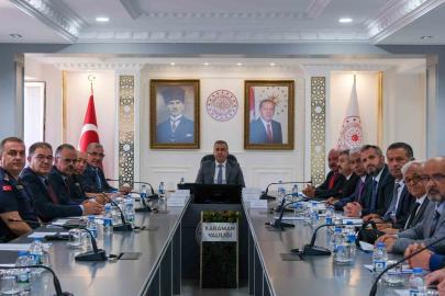 Karaman’da üniversite güvenliği için toplantı düzenlendi