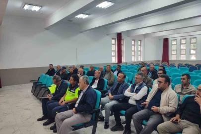 Karapınar’da taşımalı eğitim öncesi servis şoförlerine uyarı