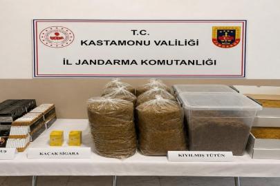 Kastamonu’da 4 bin 720 adet doldurulmuş makaron ele geçirildi