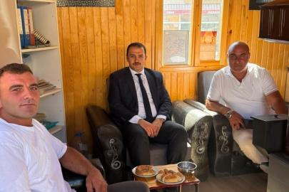 Kaymakam Ahat’tan esnaf ve köy ziyareti
