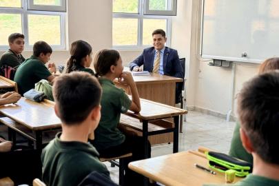 Kaymakam Bağış öğrencilerle bir araya geldi