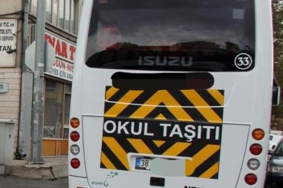 Kayseri’de okul servisi ücretleri belli oldu