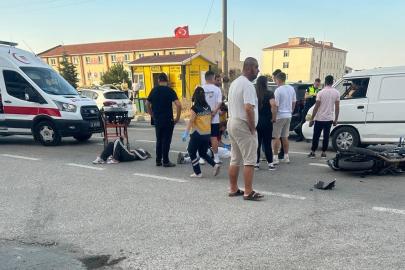 Keşan’da otomobil ile motosiklet çarpıştı: 2 yaralı