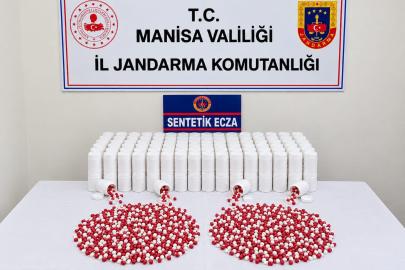 Kırsala gizlediği 12 bin 450 sentetik hapla yakalandı