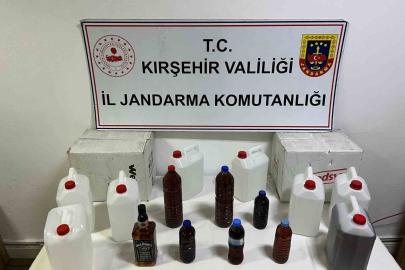 Kırşehir’de kaçak alkol operasyonu: 50 litre kaçak içki ele geçirildi