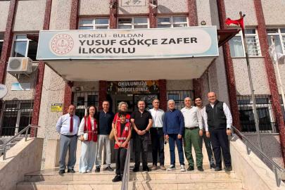 Kızılay’dan Buldanlı öğrencilere çanta ve kırtasiye desteği
