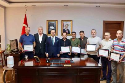 Koçarlı Kaymakamı Taşkın, 25 yıllık esnaflarla bir araya geldi