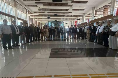 Kocaseyit Havalimanı’nda gazi ve yakınları onuruna program düzenlendi
