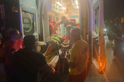 Kontrolden çıkan otomobil takla attı: 1 yaralı